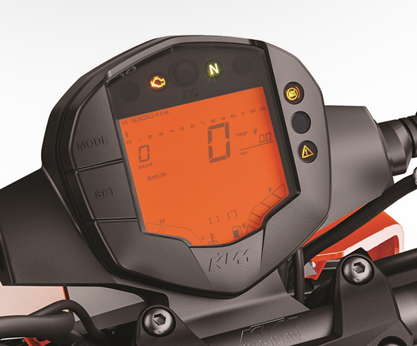 KTM Duke 250 BS6 LCD Display