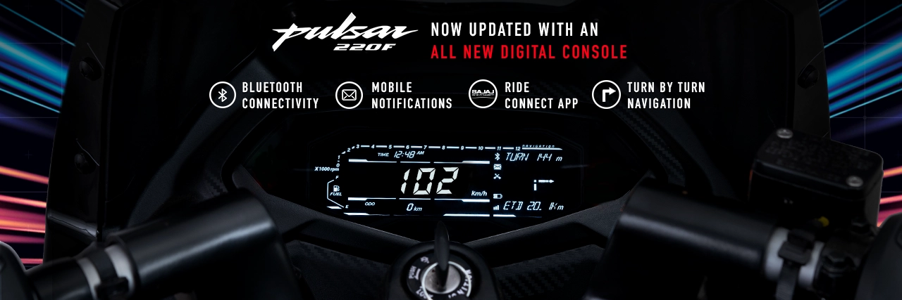 Pulsar 220F What's new web