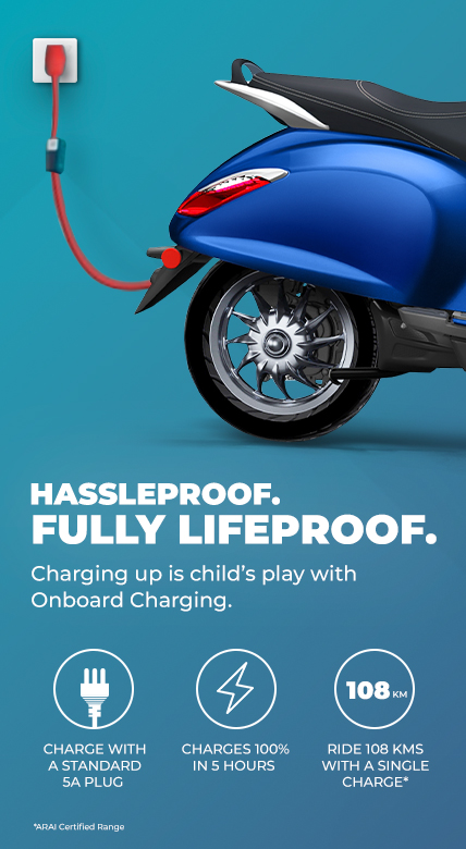 Chetak Smart Electric Scooter - Price, Colours, Range