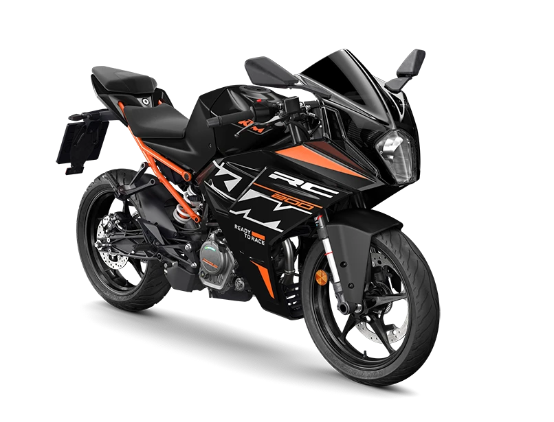 Black ktm online rc 200 price