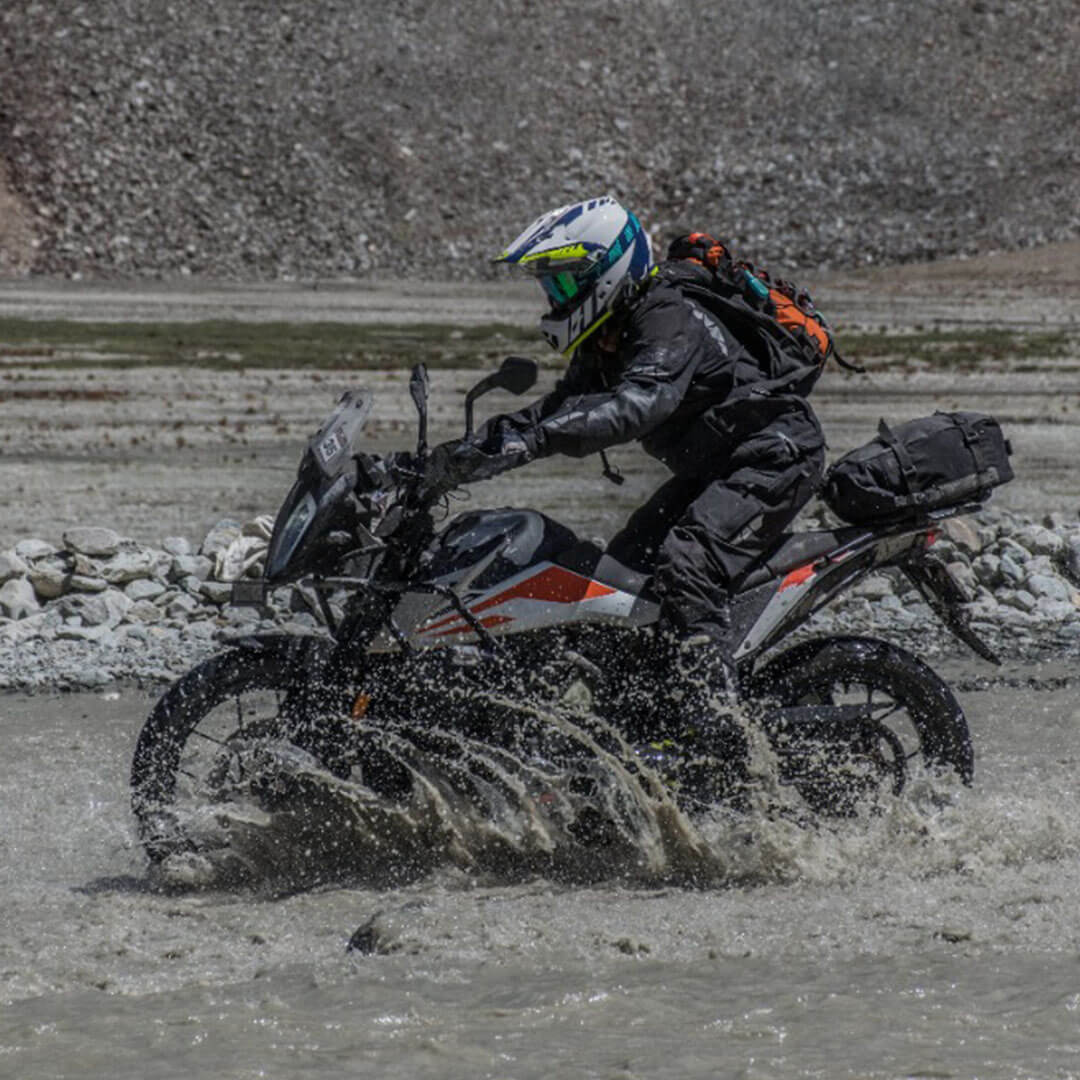 KTM expert Sangram Patil in Ladakh