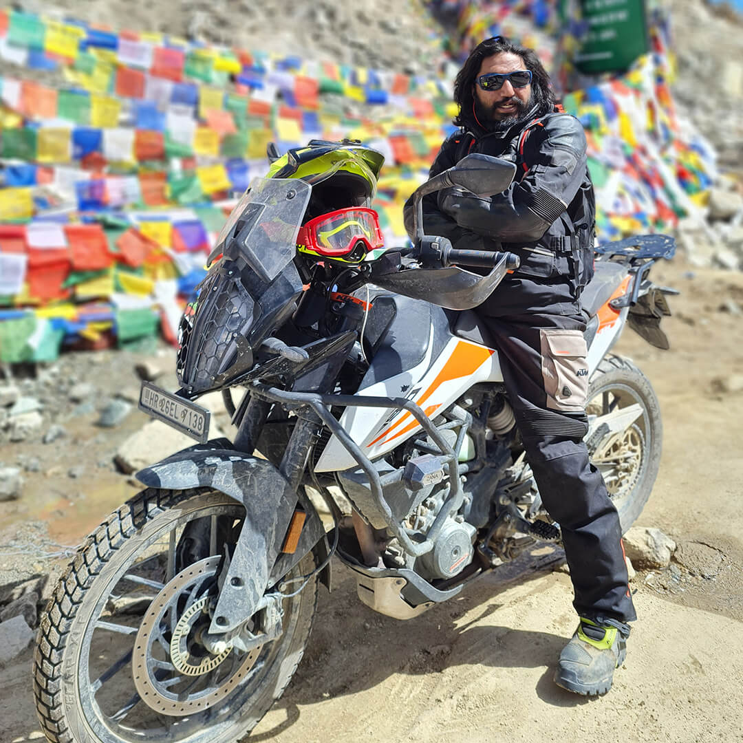 KTM expert Varad more in Ladakh