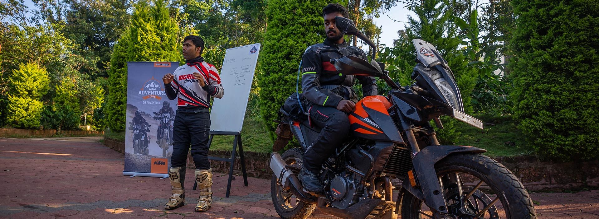 Nilesh Dhumal KTM Adventure 390 rider in Goa