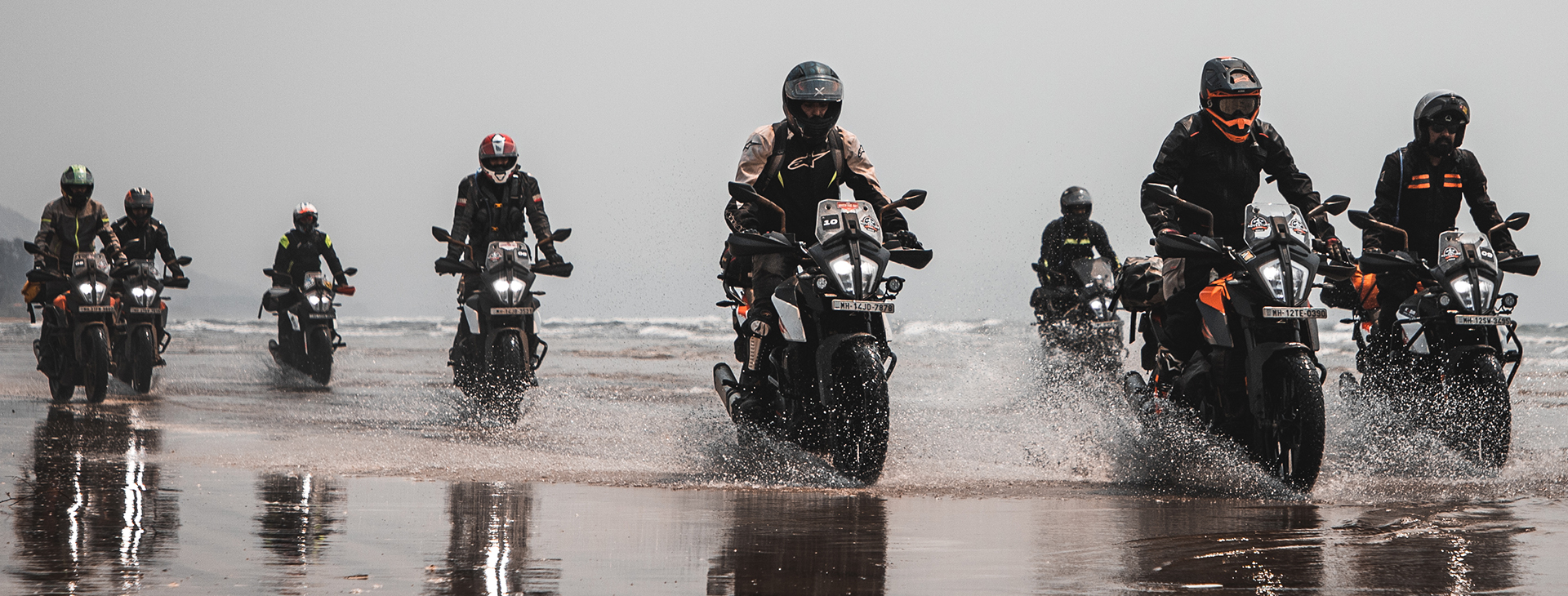 KTM rider groups photo
