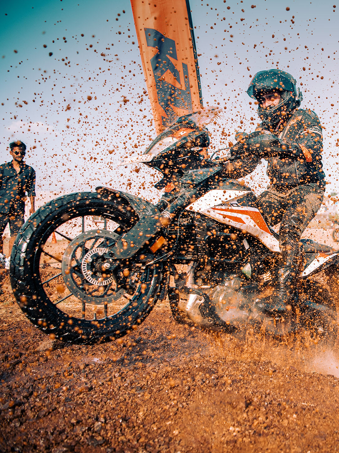 KTM adventure experience in mud