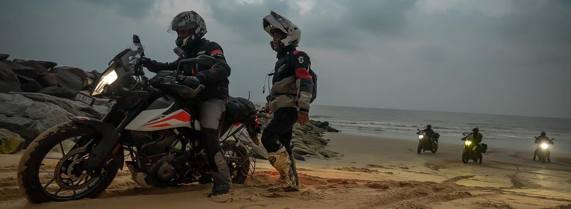 Nilesh Dhumal KTM Adventure 390 expert goa beach ride