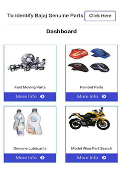 bajaj bike spare parts online shopping app