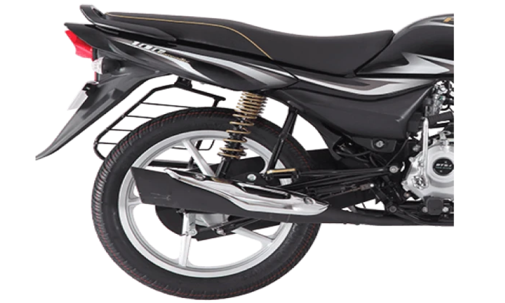 Bajaj Platina 100cc ES LED DRL Motorcycle Suspension Feature