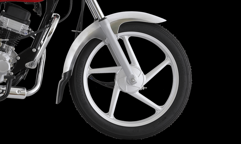 Boxer 125HD in black and white alloy wheels 
